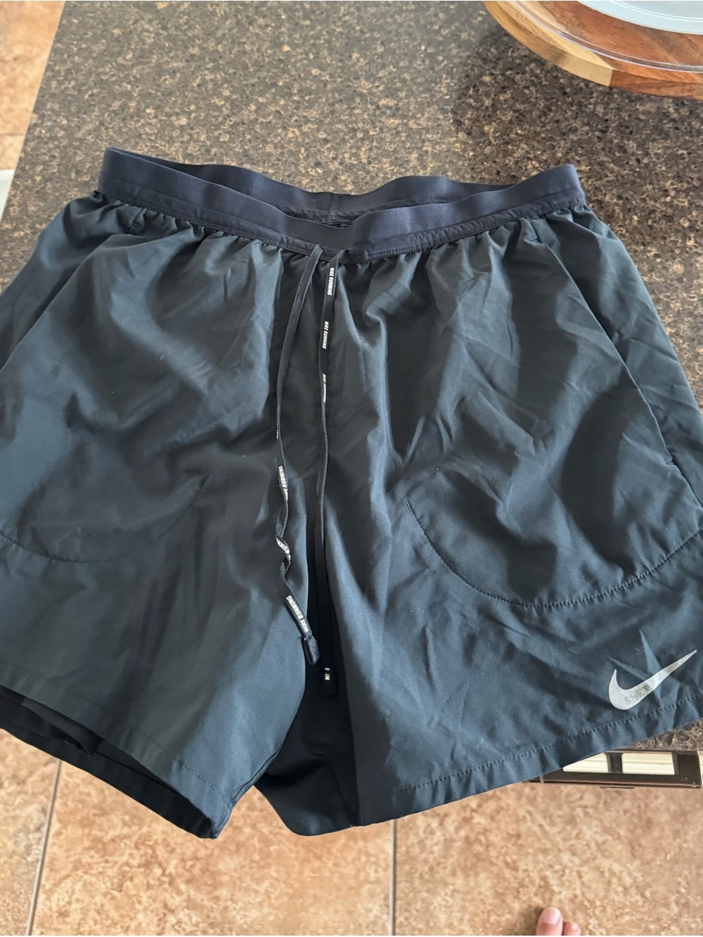 Nike Black Women's Athletic Shorts with Drawstring